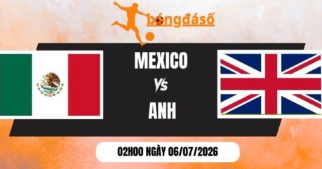 Soi Kèo Bóng Đá Mexico Vs Anh – Vòng 16 đội World Cup 02h00 06/07/2026